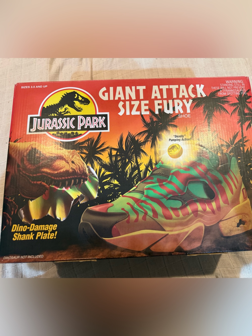 Men’s Jurassic Park Giant Attack Size Fury Shoe - Multi-color